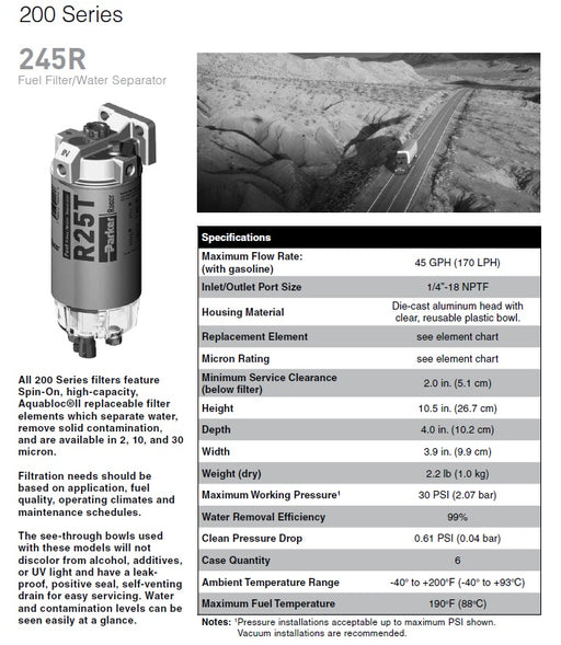 Racor 245R1230