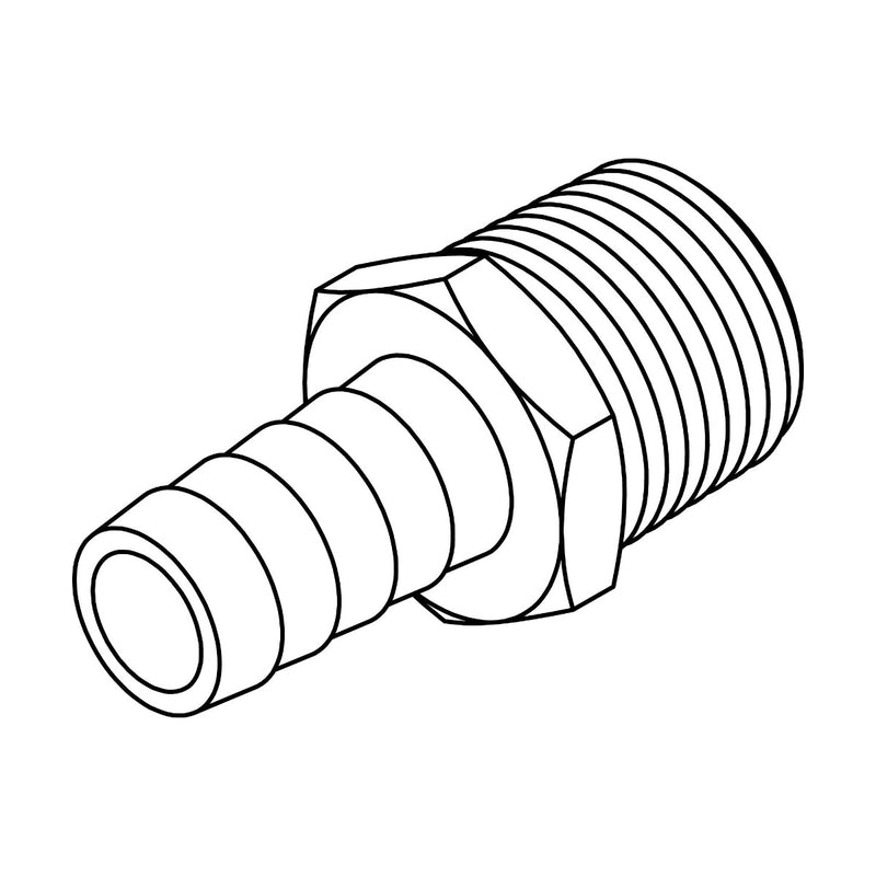 951-N12-H12 Racor FV VMA VMAM Series BRASS 3/4" Hose Barb Fitting