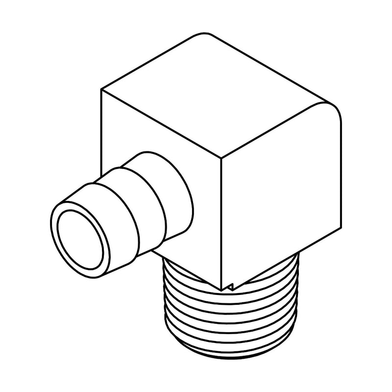 953-N12-H10 Racor FV VMA VMAM Series BRASS 90° 5/8" Hose Barb Fitting