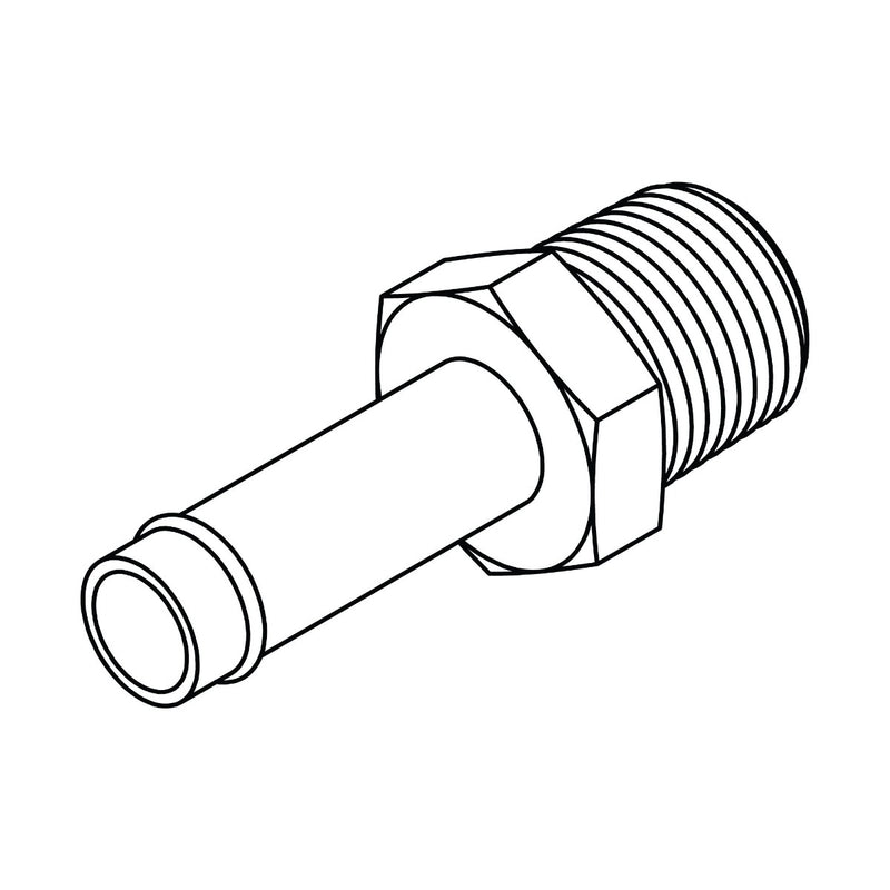 911-N12-H8 Racor FV VMA VMAM Series 1/2" Hose Barb Fitting