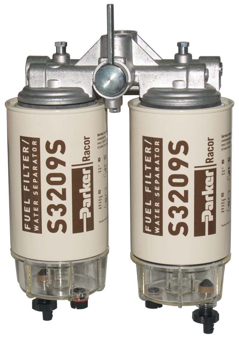 Racor 75/b32009-2 dual head ff/ws assembly