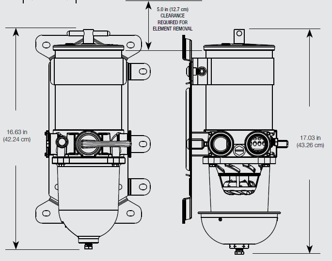 Racor 900VMA10 Fuel Fiter Water Seperator Marine