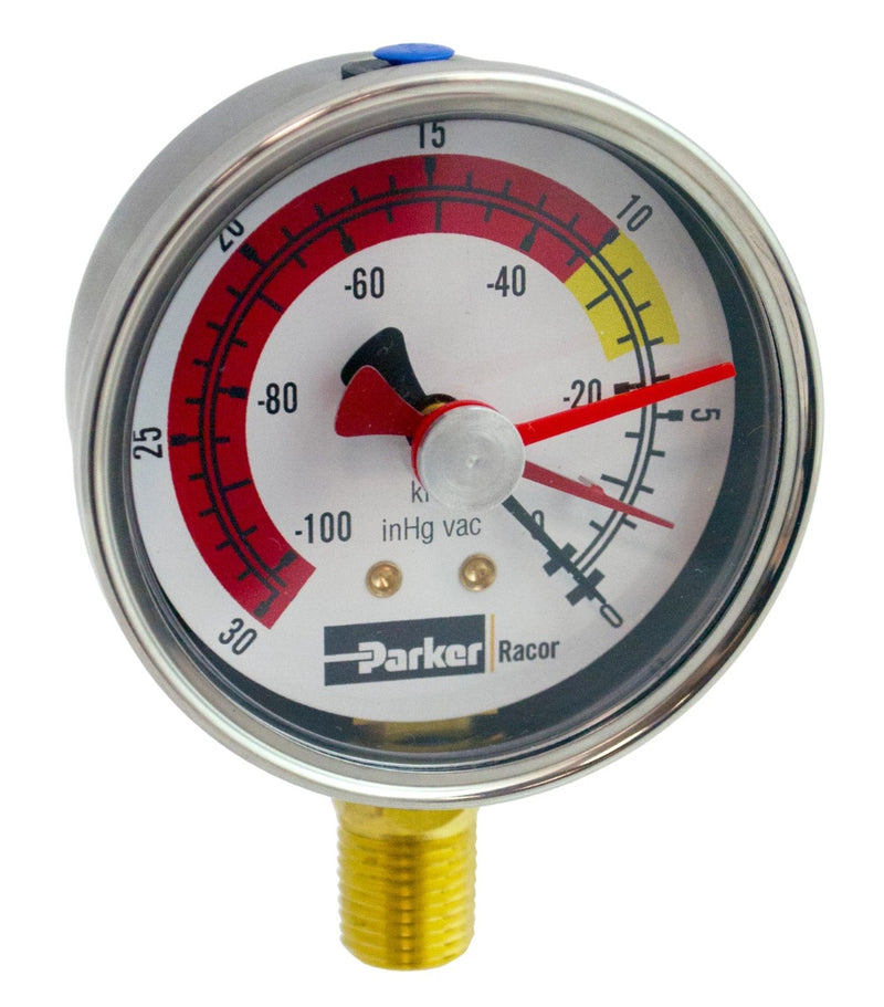 Racor RK 19669 RK19669 Vacuum Gauge, -30 to 0 Hg Bottom Mount