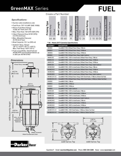 Racor 6660R2402
