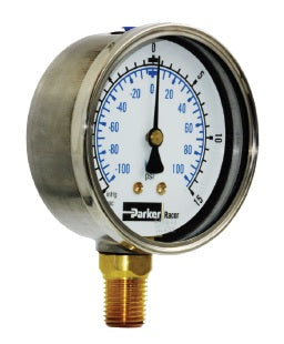 Racor RK 19667 RK19667 Gauge, 30 in Hg -15psi Bottom Mount